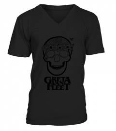 Greta Van Fleet – Flower Power skull shirt