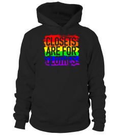 Closets Are For Clothes Lgbt Gay Rainbow T Shirt