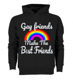 Gay Ally Best Friends T-Shirt Proud Pride Lgbt Allies