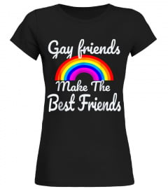 Gay Ally Best Friends T-Shirt Proud Pride Lgbt Allies