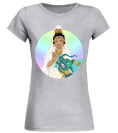 Guanyin und Qilin - Damenshirt