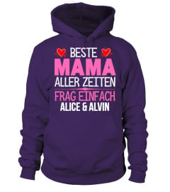 BESTE MAMA ALLER ZEITEN PERSONALISIERTE SHIRT