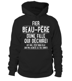 Fier Beau-Père d'une fille qui déchire ! (et oui, c'est bien elle qui m'a acheté ce tee shirt) | Cadeau T-Collector®