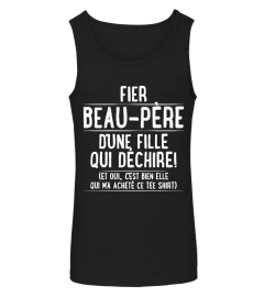 Fier Beau-Père d'une fille qui déchire ! (et oui, c'est bien elle qui m'a acheté ce tee shirt) | Cadeau T-Collector®