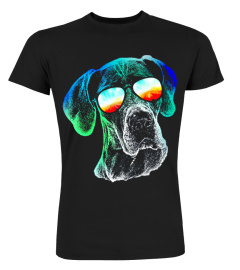 Great Dane Neon Dog Shirt