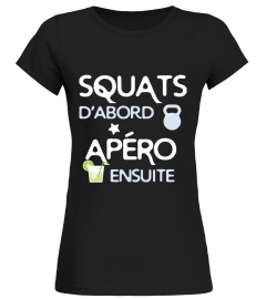 Squats d'abord, apéro ensuite