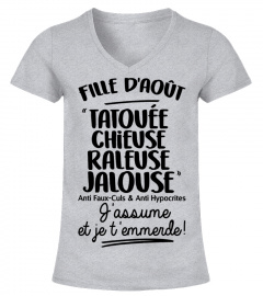 FILLE D'AOUT TATOUEE CHIEUSE RALEUSE