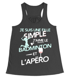 Une fille simple - BADMINTON