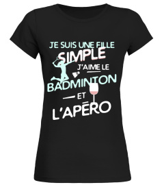 Une fille simple - BADMINTON