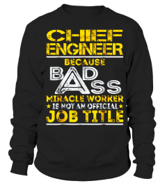 Chief Engineer Miracle Worker Job Title Shirts