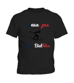 T-shirt "J'peux pas j'ai biathlon"