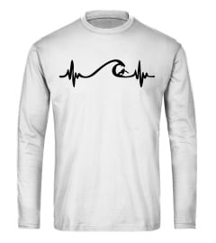 Limited Edition - SURFING Heart  white