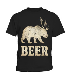 Vintage Bear+Deer=Beer