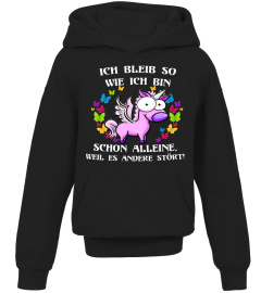 Unicorn-Einhorn-ich bleib wie ich bin
