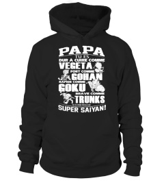 PAPA SUPER SAIYAN VEGETA GOKU T SHIRT