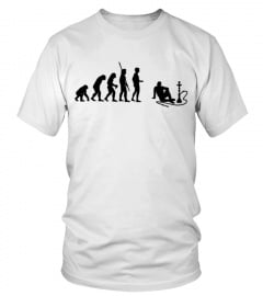 T-Shirt "Évolution" (Blanc) - Homme