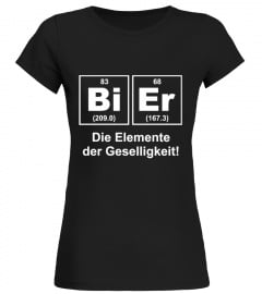 Chemiker - Bier das Element der Geselligkeit - T-Shirt Hoodie