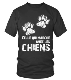 Celle qui marche avec les chiens