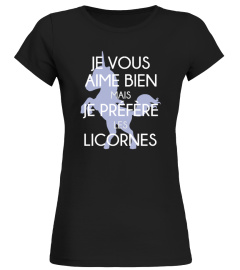 JE PREFERE LES LICORNES