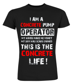 Concrete Pump Operator Gift T Shirt Job