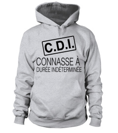 TSHIRT FEMME HUMOUR DRÔLE JB5COLLECTION - C.D.I. Connasse à durée indéterminée