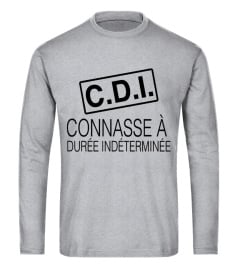 TSHIRT FEMME HUMOUR DRÔLE JB5COLLECTION - C.D.I. Connasse à durée indéterminée