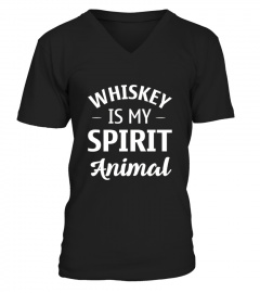 Whiskey Is My Spirit Animal T Shirt7