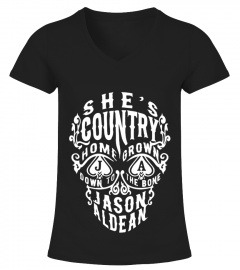 JASON ALDEAN SHIRT - SHE'S COUNTRY