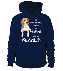 Un HOMME avec un BEAGLE