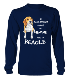 Un HOMME avec un BEAGLE