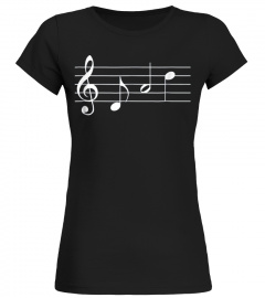 Music Dad T Shirt Text In Treble Clef Musical Notes Tshirt
