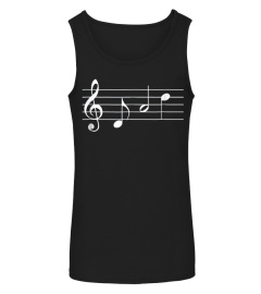 Music Dad T Shirt Text In Treble Clef Musical Notes Tshirt