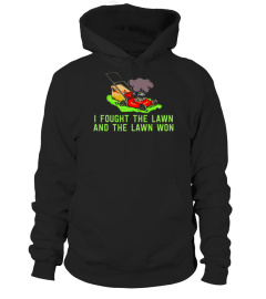 I Fought The Lawn And The Lawn Won Pun Music Parody T Shirt