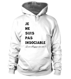 JE SUIS ALLERGIQUE AUX C*** - TSHIRT HUMOUR DRÔLE JB5 COLLECTION