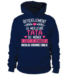 OFFICIELLEMENT LA MEILLEURE TATA TSHIRT PERSONNALISÉ