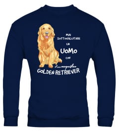 Un UOMO con Golden Retriever