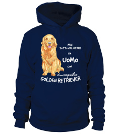 Un UOMO con Golden Retriever