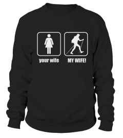 HIKING - MY WIFE T SHIRT