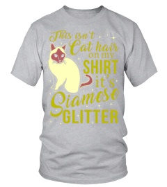 This Isn't Cat Hair It's Siamese Glitter Cat Lover T-Shirt - Limited Edition