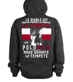 Le Diable dit, vous ne pourrez affronter la Tempête, Les Polonais répondirent, nous sommes la tempête