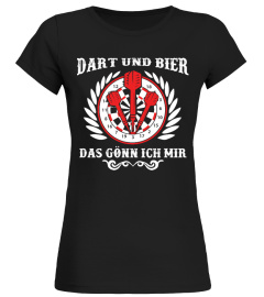 Dart und Bier T-Shirt Hoodie