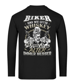 BIKER SIND WIE GUTER WHISKEY T-SHIRT