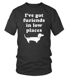 Dachshund Dog Gift Shirt - I've Got Furiends in Low Places