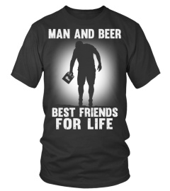 Man and Beer best friends for life