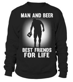 Man and Beer best friends for life