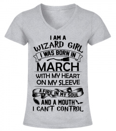 HARRY POTTER MARCH GIRL WIZARD A MOUTH CAN'T CONTROL T-SHIRT