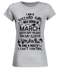 HARRY POTTER MARCH GIRL WIZARD A MOUTH CAN'T CONTROL T-SHIRT