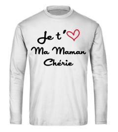 JE T'AIME MA MAMAN CHÉRIE SHIRT T-SHIRT 