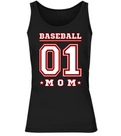 #1 BASEBALL MOM T-SHIRT