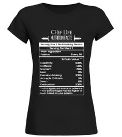 Chef Life   cooking T shirt birthday gift 